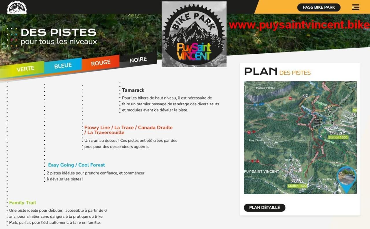 פוי-סן-ונסן Les Petits Eterlous Appartement T3 36M2 A Puy St Vincent 1800 Alpes Du Sud 6 Personnes Parking Prive Couvert מראה חיצוני תמונה